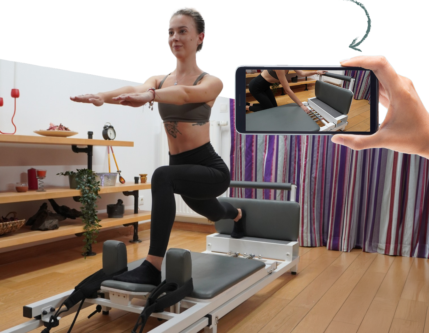Antrenament acasă cu Home Tailors Reformer